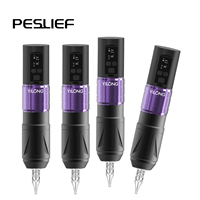 Machine à tatouer Peslief New Ninja Professional électrique rechargeable sans fil avec moteur sans noyau 10000 tr/min, connexion RCA/batterie
