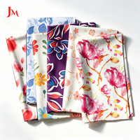 Tissu en popeline de coton biologique respirant à motif floral, 110 g/m², imprimé numériquement, pour jupe de fille