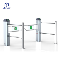 Porte tournante haute performance pour supermarché avec solution de contrôle d'accès RFID