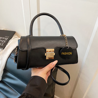 Sac à bandoulière polyvalent en PU pour femme, style minimaliste, collection Printemps 2026
