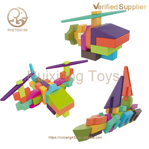École éducative pour enfants d'approvisionnement d'usine Jeux amusants jouets bricolage Une variété de jouets de blocs de construction variables pour les enfants - Product Image 4
