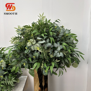 SMOOTH Fábrica de Flores Artificiales, Venta al por Mayor de Plantas Verdes para Bodas, Bola de Flores, Centro de Mesa para Bodas, Bola de Flores Artificiales - Product Image 1