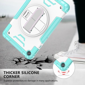 Housse de protection antichoc, résistante aux chutes et antidérapante en TPU+PC pour <span class=keywords><strong>Huawei</strong></span> <span class=keywords><strong>Mate</strong></span> <span class=keywords><strong>Pad</strong></span> <span class=keywords><strong>SE</strong></span>/C5E 10.4 pouces, idéale pour les entreprises, les entrepôts et le travail sur le terrain - Product Image 5