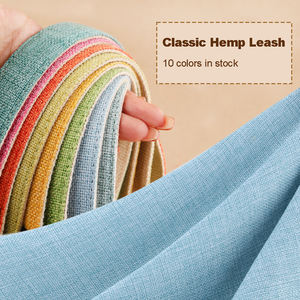 Umwelt freundliche Bio-Hunde halsbänder aus Hanf mit Schnell verschluss aus Kunststoff für große mittelgroße kleine Hunde 10 Farben auf Lager - Product Image 3