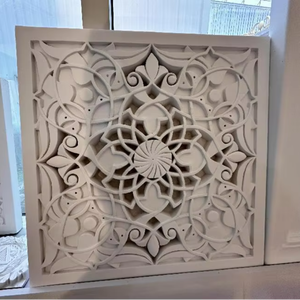 Maßge schneiderte GFRG Gips Wand paneel Feuerfeste Gips Bas <span class=keywords><strong>Relief</strong></span> im orientalischen Stil für Hotel & Haus Dekor - Product Image 1