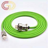 Cable Siemens MOTION-CONNECT 500 6FX5002-2CA31-1BA0 de 10 m, Cable de Señal de Codificador para Conexión de Servomotor SINAMICS S120 1FK7