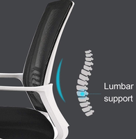 Chaise de bureau, chaise d'ordinateur, chaise de bureau ergonomique, chaise de jeu avec dossier, chaise de patron, chaise pivotante réglable en hauteur, chaise de bureau en maille