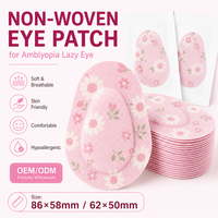 Patch oculaire orthoptique rose de qualité supérieure OEM pour la correction de l'amblyopie, respirant et doux, certifié CE