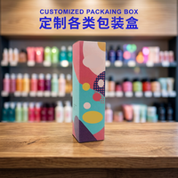 Boîtes d'emballage en papier cosmétique avec logo personnalisé, boîtes en carton recyclables pour sérum, rouge à lèvres, produits de soin de la peau