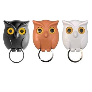 <span class=keywords><strong>Porte</strong></span>-clés <span class=keywords><strong>mural</strong></span> magnétique en forme de hibou qui ouvre les yeux la nuit, aimants pour accrocher les <span class=keywords><strong>porte</strong></span>-clés, crochet pour accrocher les clés - Product Image 5