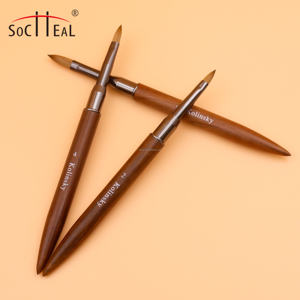 Professionele Kolinsky nagelborstels met aangepast logo, hard/zacht, glad, dikker haar, acryl nagelborstel, 100% Kolinsky, maat 2 tot maat 18 - Product Image 4