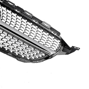 กระจังหน้า Mercedes-Benz C-Class W205 แบบมีดาวประดับ  วัสดุ ABS อะไหล่ทดแทน ปี 2015-2018 - Product Image 5