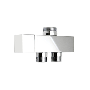 Comando deviatore di ricambio per colonna doccia Zeus, larghezza 11,5 cm, lunghezza 6,5 cm, altezza 3 cm, finitura cromata, accessorio idraulico - Product Image 1