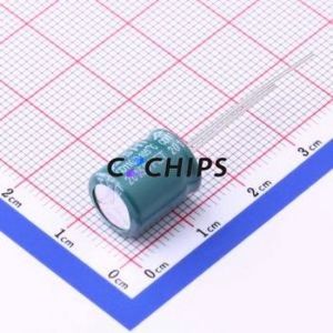 EGD2CM330G12OT Through-Hole <b>Aluminum</b> <b>Electrolytic</b> <b>Capacitor</b> Through hole,D10xL12mm 33uF 20% 160V 400mA-100kHz - Product Image 2