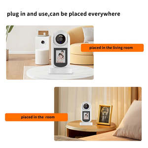 Caméra WiFi Dôme CMOS 2MP avec Application ImCam, Interphone Intelligent Bidirectionnel, <span class=keywords><strong>Vision</strong></span> Nocturne Couleur, Étanche, Moniteur Bébé, Carte SD - Product Image 3