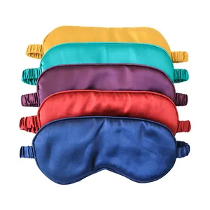 Unisex Super Smooth Silk Satin Eye Mask For A Full Night's Sleep