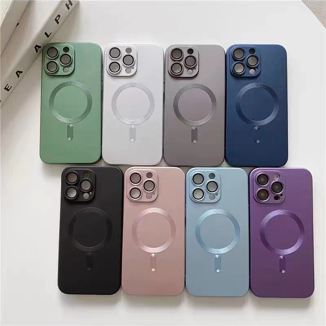 Tpu Phone Case Magnetic Original Case for Iphone 13 14 15 16 17 Pro Max Wireless Charging Phone Case