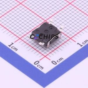 TS-1159B-C-A-W Tactile Switch SMD-4P,6.2x6.2mm Switch Single Pole Single Throw Round Button 2.6N Vertical Mount - Product Image 2