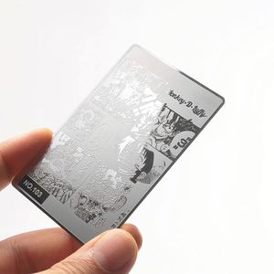 Tarjetas de Visita Personalizadas de Acero Inoxidable, Tamaño de Tarjeta de Crédito CR80, 0.5 mm - Product Image 3