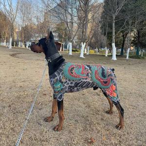 Ropa para mascotas al por mayor con diseño de tatuaje - Traje elástico de cuatro patas para perros Golden <span class=keywords><strong>Retriever</strong></span>, <span class=keywords><strong>Pitbull</strong></span> y Bulldog (Directo de fábrica) - Product Image 1