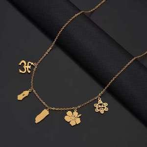 Collares con Colgante <span class=keywords><strong>de</strong></span> Mapa <span class=keywords><strong>de</strong></span> <span class=keywords><strong>Puerto</strong></span> <span class=keywords><strong>Rico</strong></span> Chapados en <span class=keywords><strong>Oro</strong></span> <span class=keywords><strong>de</strong></span> 18K, Collar <span class=keywords><strong>de</strong></span> Joyería Puertorriqueña <span class=keywords><strong>de</strong></span> Acero Inoxidable con Esmalte - Product Image 6