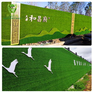 Clôture en gazon artificiel, panneaux muraux en faux gazon, tapis synthétique en <span class=keywords><strong>rouleau</strong></span> pour la décoration <span class=keywords><strong>de</strong></span> jardin et <span class=keywords><strong>de</strong></span> paysage - Product Image 4