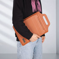 Kakudos – housse en cuir Pu pour ordinateur portable 13.3 pouces, housse pour Macbook, sac pour ordinateur portable avec support