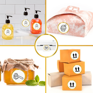 Custom Self Adhesive Thermal Paper <b>Label</b> Roll Waterproof Barcode Sticker for Product <b>Packaging</b> Shipping and Storage Labeling - Product Image 3