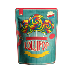 Bolsas Mylar Personalizadas de Calidad Exótica con Cierre Hermético a Prueba de Olores, Paquetes <span class=keywords><strong>Cali</strong></span> para 3.5g 7g 14g 28g, Empaque de Hierbas Tipo Cookie, Plástico PP - Product Image 4