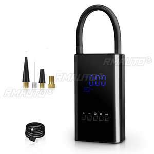 Mini pompe à air portable 4000 mAh, compresseur d'air électrique, gonfleur multifonction LED 150 PSI pour voiture automobile - Product Image 6