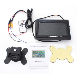7 inch TFT xe HD Phía sau xem màn hình màn hình cho bãi đậu xe sao lưu máy ảnh sao lưu máy ảnh màn hình cho van xe tải với hai video đầu vào - Product Image 6