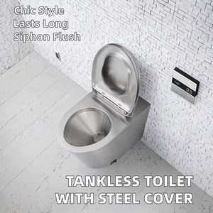 Profondo <span class=keywords><strong>disegno</strong></span> pesante bagno in arabica toilette resistente 304 acciaio inossidabile piscio <span class=keywords><strong>Wc</strong></span> tazza del water - Product Image 3