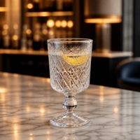 60ml Kristalheldere shotglaasje van sodakalkglas met steel, groothandel barartikelen voor likeurstasting, hotel, restaurant