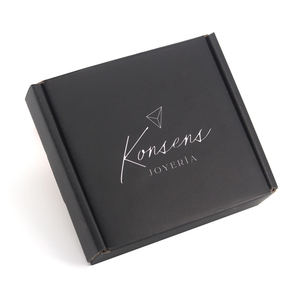 Boîte à bijoux avec logo personnalisé, emballage durable, coffret à bijoux, boîte aux lettres d'expédition, étiquettes privées, boîtes à bijoux avec sac en coton - Product Image 3