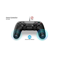 Manette Filaire Honcam PS5 Pro avec Capteur de Vibration, Fonctions Complètes (Sauf Retour Haptique et Gâchettes Adaptatives) pour Console PS5 Pro