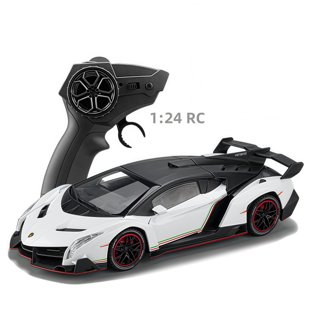 RC 1:24 Scale Lambor evneno Car Models Metal Diecast Model Cars Toy Opening Doors Car Enthusiast Gifts Collection of Ornaments