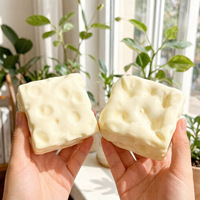 Jouet anti-stress Vaseline en forme de farine de noix de coco et de fromage, à presser, à rebond lent, ultra-extensible, idéal pour les cadeaux de fête