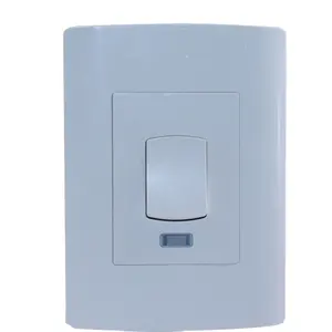 45A Switch House Hold Wall Switch Double Poles 250v With Indicator Socket