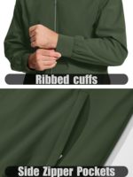 Manteau abordable en gros veste personnalisée bombardier pour hommes veste coupe-vent imperméable pour hommes