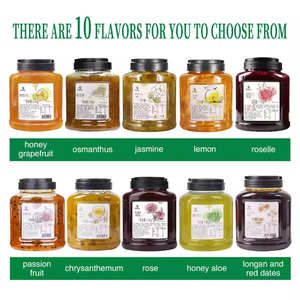 ชาบับเบิ้ลพรีเมียมน้ำเชื่อมกลิ่นดอกไม้ธรรมชาติสำหรับขนมหวานชานมและเครื่องดื่มแยมชากลิ่นกุหลาบ - Product Image 6