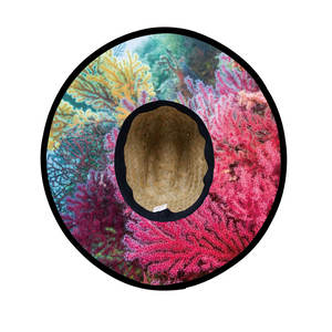 Logo personnalisé corail sauveteur large bord protection UV <span class=keywords><strong>pare</strong></span>-<span class=keywords><strong>soleil</strong></span> chapeau de paille <span class=keywords><strong>pour</strong></span> les femmes <span class=keywords><strong>pour</strong></span> voyage pêche usage quotidien-été essentiel - Product Image 3