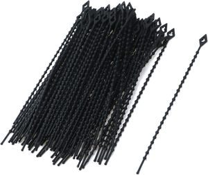 สายรัดเคเบิลแบบกลม ขนาด 3x100 3x150 3x180 3x240 มม. ทำจากไนลอน ใช้ซ้ำได้ ถอดออกได้ ปรับขนาดได้ - Product Image 3