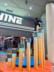 Complexe de divertissement intérieur commercial de style Hip-Hop, avec trampoline intégré, parcours Ninja et système de parc à thème, personnalisable - Product Image 6