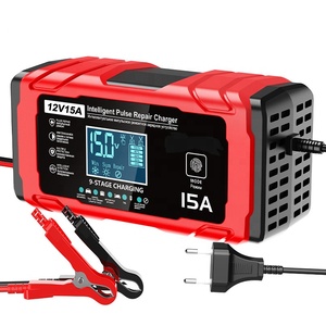 Cargador Eléctrico de 12V15A, Cargador de Batería de Litio para Motocicletas y Automóviles - Product Image 3