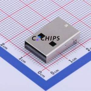 U-G-04WS-W-04 USB Connector SMD Connector ( Connector Type: Type-A )( Protocol Standard: USB 2.0 )( Gender: Male ) - Product Image 1