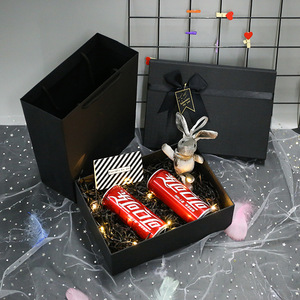 Blog Division Tiandi Cover Black Bow Eco-Friendly Recyclable Creative Lipstick Packaging Gift <b>Box</b> Large Birthday Empty <b>Box</b> - Product Image 3