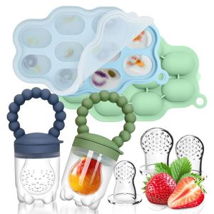 Sucette en silicone pour bébé de 0 à 12 <span class=keywords><strong>mois</strong></span> Mangeoire écologique de qualité alimentaire sans BPA avec couvercle de plateau de congélation pour sucettes glacées au lait maternel - Product Image 1