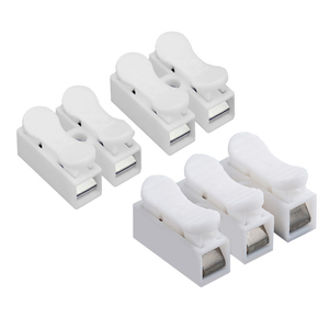 Connecteurs rapides CH-2 CH2 à 2 broches, type à pression, bornier à ressort autobloquant pour câblage électrique, connecteur universel - Product Image 4