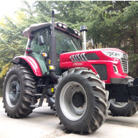 180hp 4WD tracteur à roues agricole LTX1804 Wider Radial Tire Farm Machine avec Core Pump & Gear Components