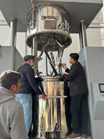Mélangeur automatique de peinture et d'encre chimiques haute puissance, agitateur gyroscopique avec moteur, boîte de vitesses et pompe